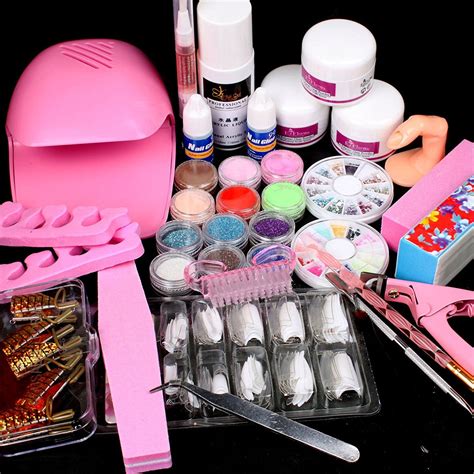 These starter kits are from brands like sally hansen, gelish, and vishine. 25 in 1 Combo Set Professional DIY Nail Art Decorations ...