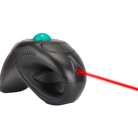 Usb Wireless Pc Laptop Finger Handheld Trackball Mouse Mice W Laser