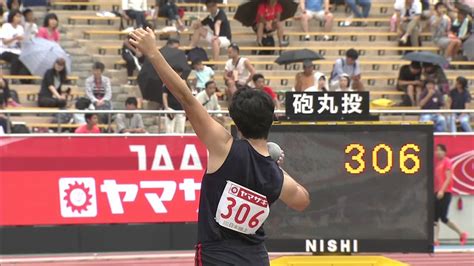 女子砲丸投 決勝4位 第100回日本陸上競技選手権大会 Youtube