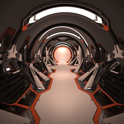 Stl Finder 3d Models For Spaceship Corridor 3 Way 120