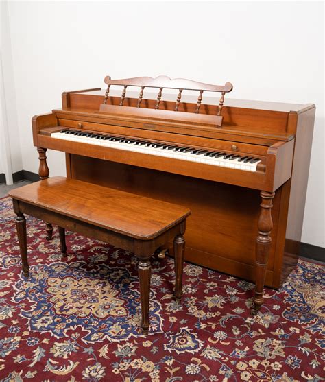 Baldwin Howard Upright Piano Or Satin Walnut