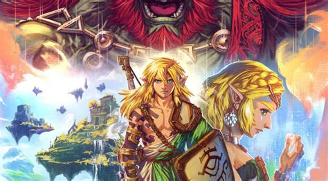 7560x2880 The Legend Of Zelda Tears Of The Kingdom Gaming Poster