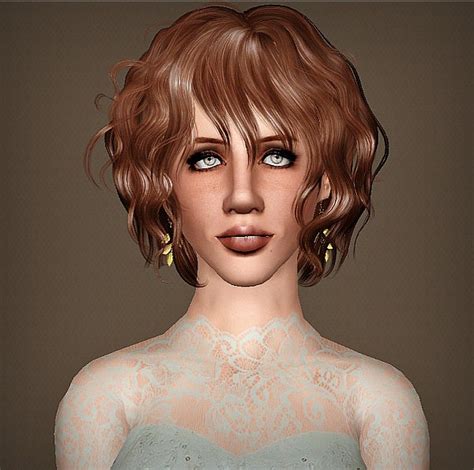 Newsea`s J191 Darling Hairstyle Retextured By Chazy Bazzy Sims 3 Hairs