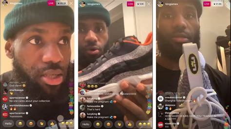 Lebron James Shows Off His Insane Sneaker Collection On Instagram Live 🔥 Youtube