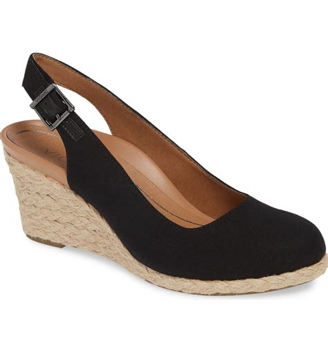 Vionic Coralina Orthaheel Espadrille Wedge Slingback Sandal Women