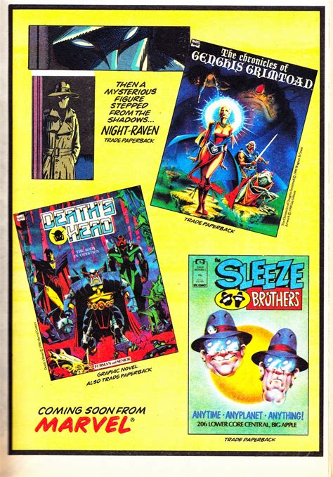 Starlogged Geek Media Again 1990 Marvel Uk Books House Ad