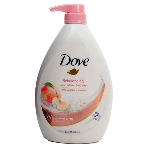 Jual Dove Go Rebalancing Fresh Body Wash White Peach X White Tea