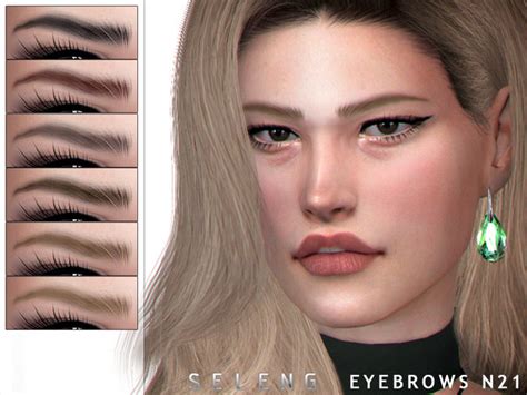 Eyebrows N21 By Seleng At Tsr Sims 4 Updates
