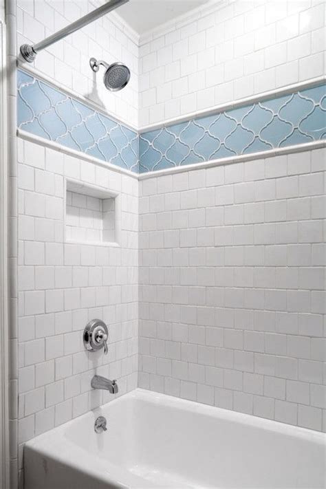 Bathroom Tile Designs With Borders Everything Bathroom