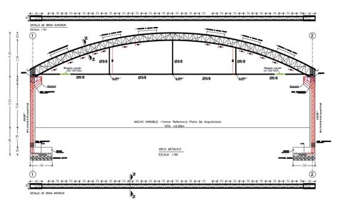 Steel Roof Structure Section Cad Drawing Download Dwg File Cadbull
