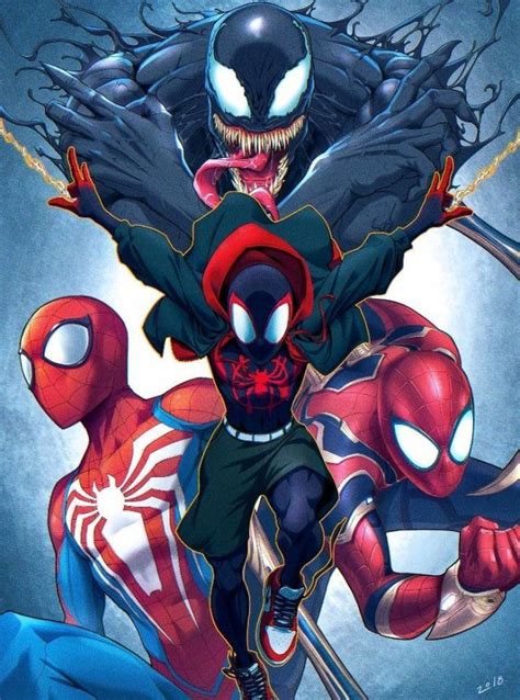 spider man vs venom wallpaper spiderman personajes superhéroes marvel hombre araña comic