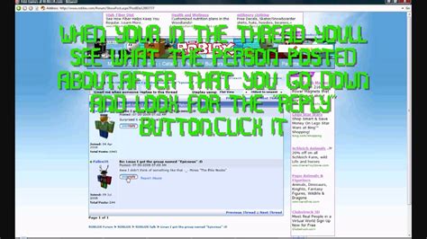 Roblox Tutorial August 2009 How To Use The Forums Hd Youtube