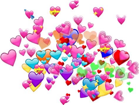 Rainbow Heart Emoji For Your All Memes 💙💚💛💜💓💝💗