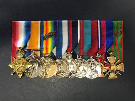 Replica Medals As Worn By King George Vi In 1939 Quarterdeck Medals