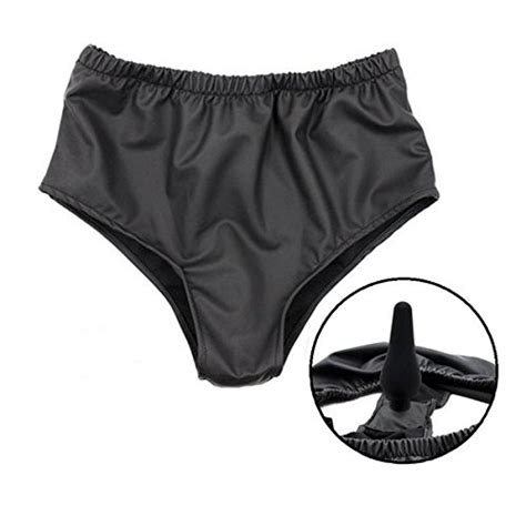 Amazon Com IEFiEL Black Anal Butt Plug Underwear Adult Toy Health Personal Care