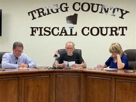 Hospital Tax And Sheriffs Department Questions Occupy Trigg Fiscal Court
