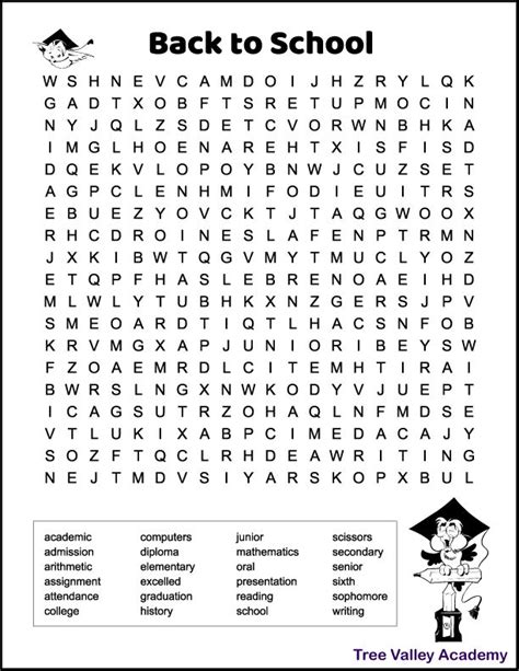 6th Grade Back To School Word Search In 2021 6th Grade Spelling Words