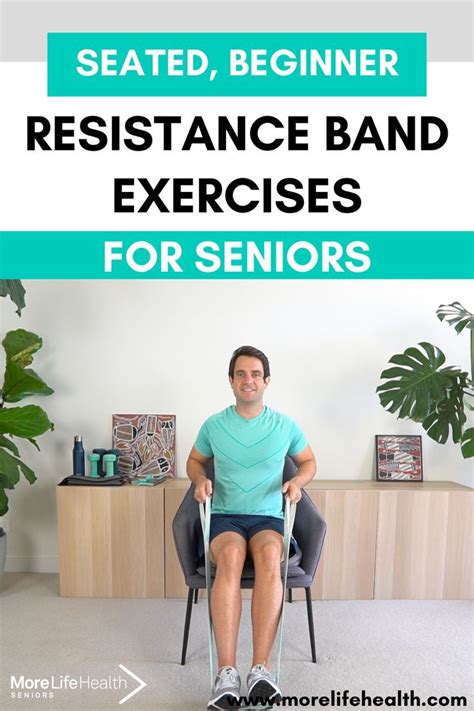 Whole Body Seated Resistance Band Exercises For Seniors In 2022 Band