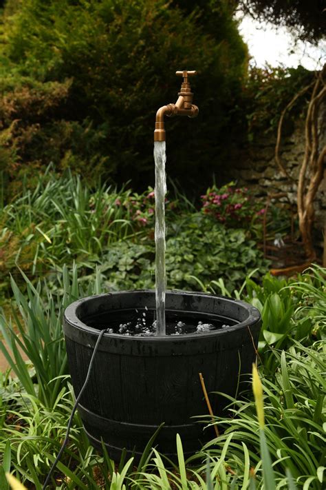 Metal farmhouse garden sink and spigot fountain vintageshopperstore 5 out of 5 stars (89) $ 259.00 free shipping add to favorites water fountain spout nozzle scupper compatible with giannini silvestri campania fountainjewelry $ 124.95. 15mm Floating Tap Water Feature Including Pump (With images) | Diy water fountain, Diy water ...