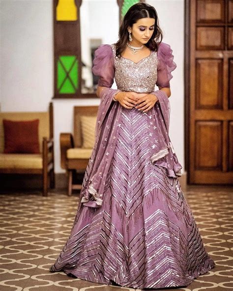 Puff Sleeve Adds Grandeur To The Outfit Style It Simple Lehnga
