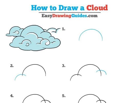 How To Draw Clouds Step By Step Howto Techno