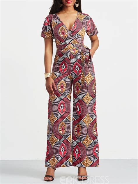 Ladies Check Out Glamorous African Print Jumpsuits Prime News Ghana