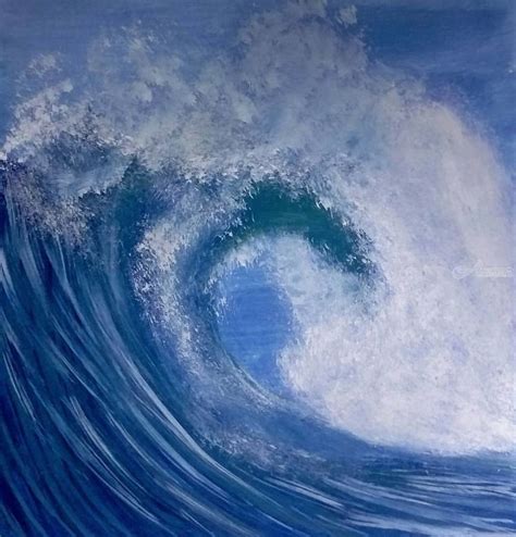 Ocean Waves Paintings By Chel Alisago Artist Com