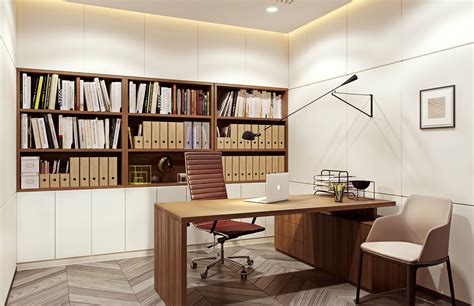 Modern Classic Ceo Office Interior On Behance Private Office Design