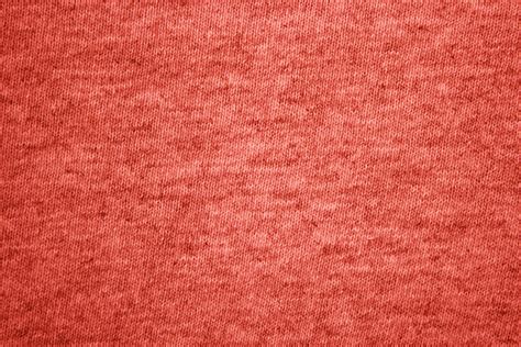 Red Heather Knit T Shirt Fabric Texture Picture Free Photograph