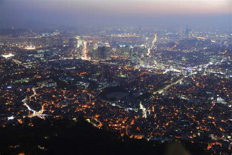 Seoul At Night 3 Seoul Pictures Korea South In Global Geography