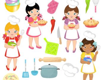 Girl Chefs Clipart Clip Art Library