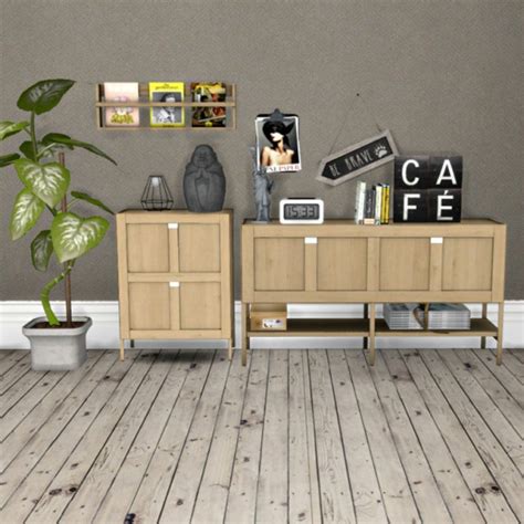 Leo 4 Sims Eracle Sideboard And Storage Unit • Sims 4 Downloads