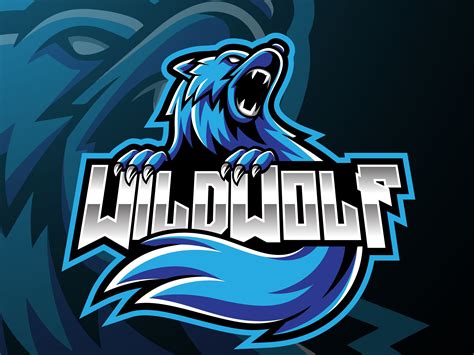 Wolf Logo Art Gaming Channel Logo