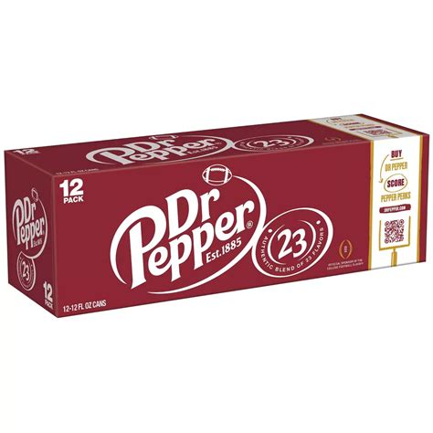 Dr Pepper Soda 12pk12 Fl Oz Cans Fallbrook Veruca