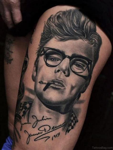 70 Impressive Portrait Tattoos Designs For Thigh Tattoo Designs