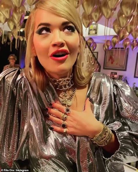 Rita Ora Sets Pulses Racing In Black Lace Lingerie And Suspenders As