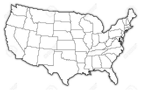Map Of Usa Drawing At Getdrawings Free Download