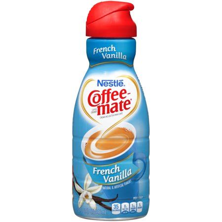 Silk has vegan coffee creamers in several flavors made from soy, almond, or oat milk, so there's something for find silk's heavy whipping cream and half & half at select target and walmart stores. COFFEE MATE French Vanilla Liquid Coffee Creamer 32 fl. oz ...