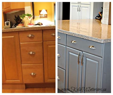 Painted Cabinets Before And After Before And After Painted Wood