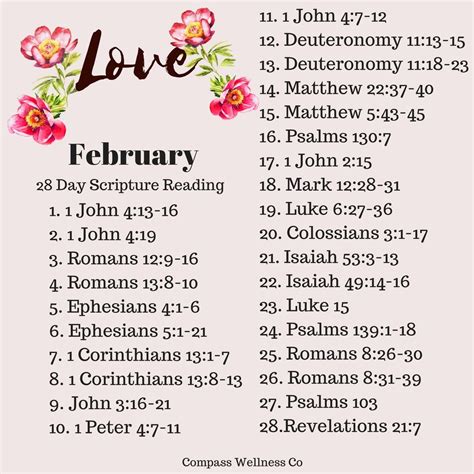February Bible Reading Scripture Reading Read Bible Devotions