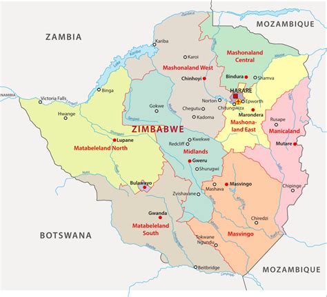 Zimbabwe is officially named the republic of zimbabwe. Zimbabwe Maps