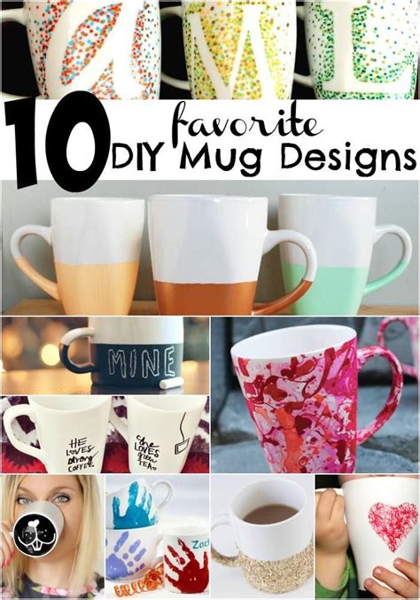 10 Adorably Cute Diy Mugs The Realistic Mama Diy Mugs Mugs Mason