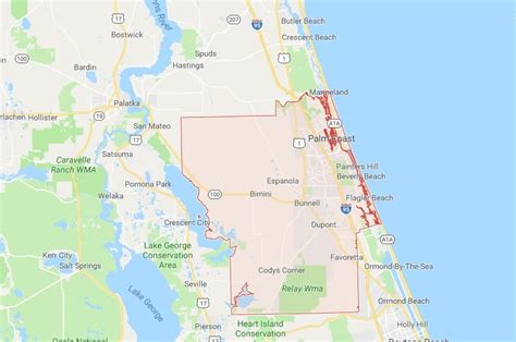 Flagler County Map