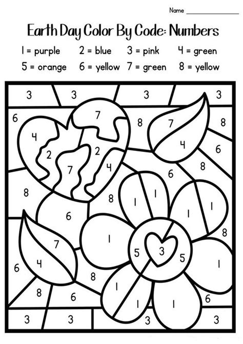 Easy Color By Number Online Coloring Worksheets Are A Great Way To