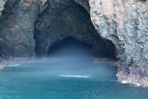 Closer Look Inside The Sea Cave Santa Cruz Island Channe Flickr