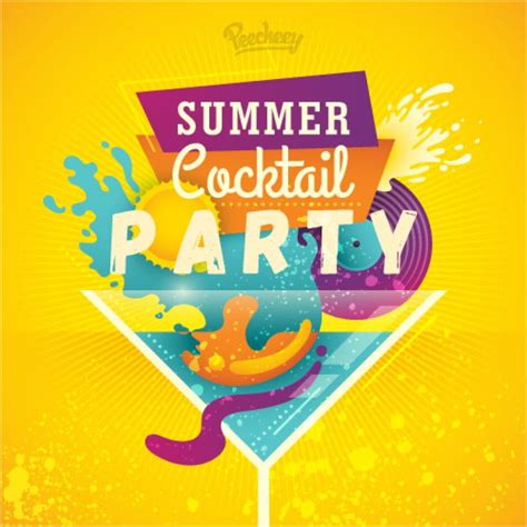 Summer Party Poster Ai Vector Uidownload