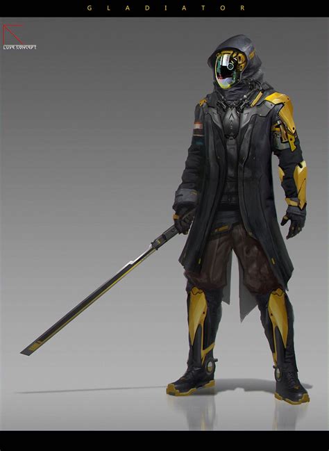 Gladiator Luye Gainianxinhua Concept Art Characters Armor Concept