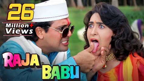 Raja Babu 4k राजा बाबू Full 4k Movie Govinda Karisma Kapoor Bollywood Awutar Tube