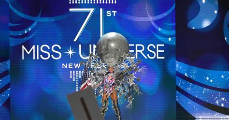Miss Usa Wore A 30 Pound Woman On The Moon Inspired Costume That Spanned Over 30 Inches In