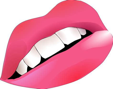 Lip Mouth Animation Clip Art Smiling Red Lips Png Download 800632